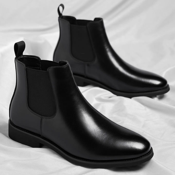Men's Chelsea Boots with Back Pull Tab