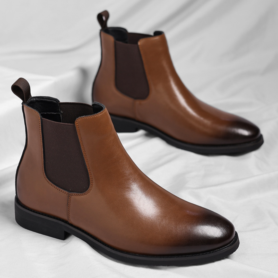 Men's Chelsea Boots with Back Pull Tab
