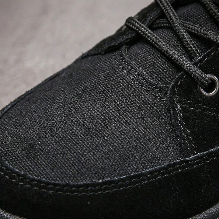 Men's High Lace-Up Boots with Thick Sole - Elena Harper
