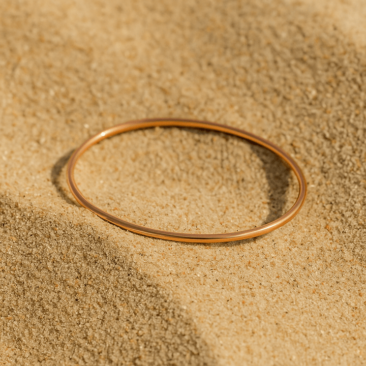 Livorno Bracelet – Thin bracelet plated in 18k gold, silver, or rose gold