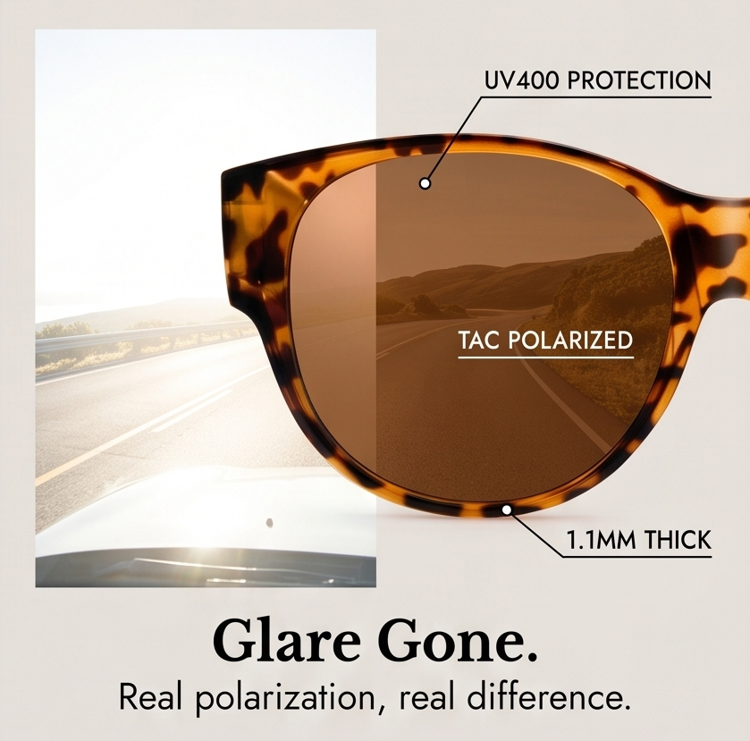 Brighta Cat-Eye Sunglasses That Fit Over Glasses, view 8 - Elena Harper