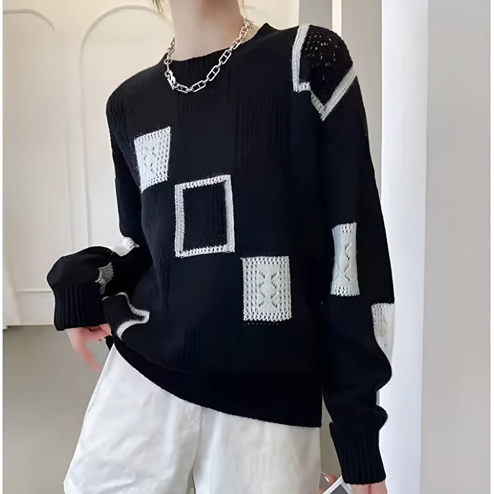Alida™ – Elegant Knit Sweatshirt