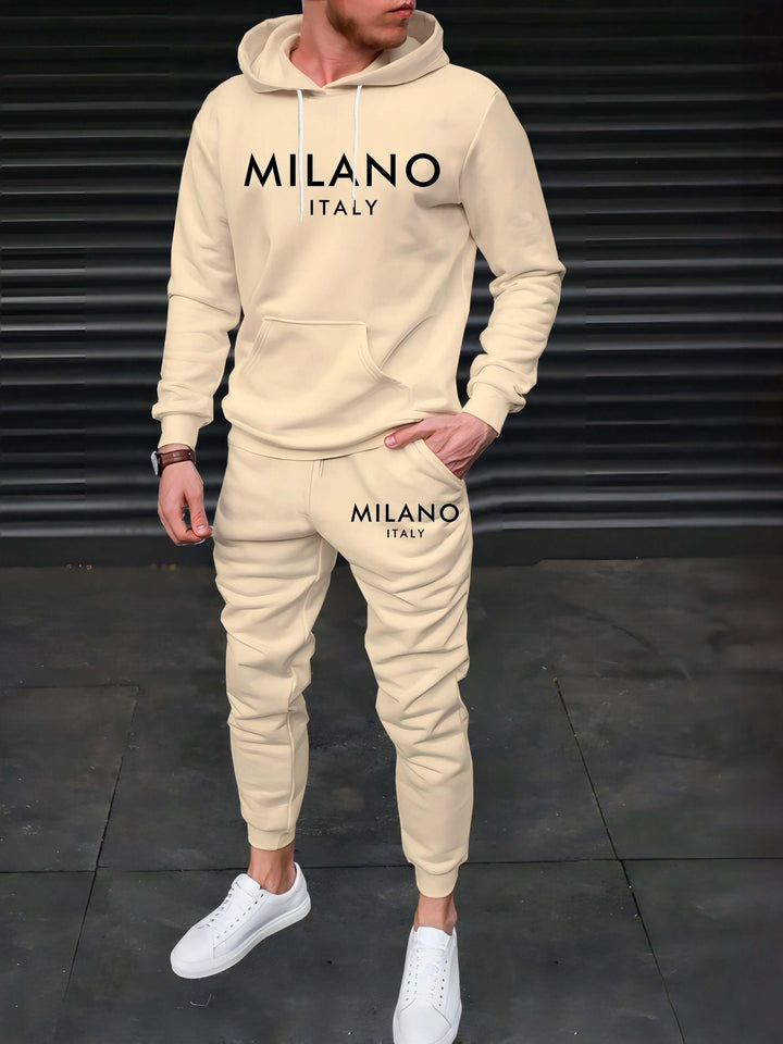Men's Premium Hoodie and Jogger Set, view 2 - Elena Harper