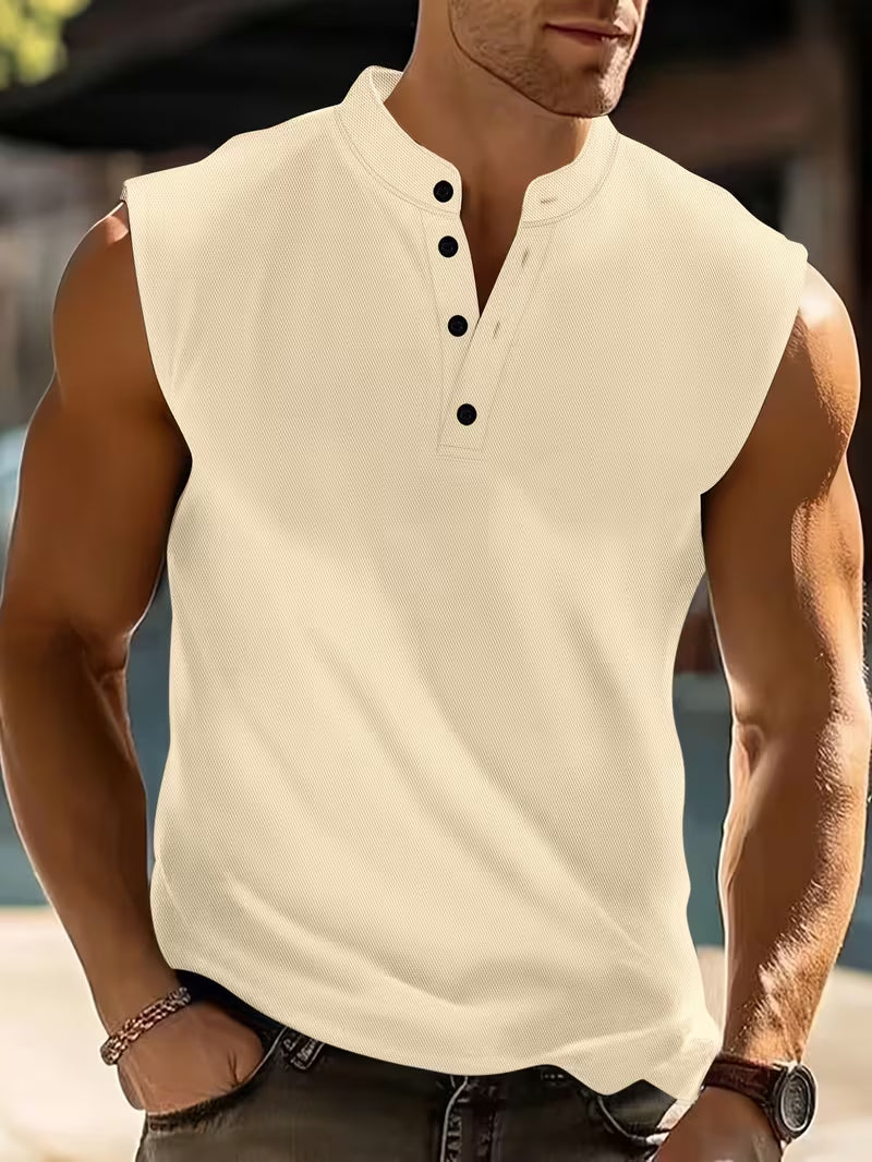 Men's Lightweight Breathable Sleeveless T-Shirt