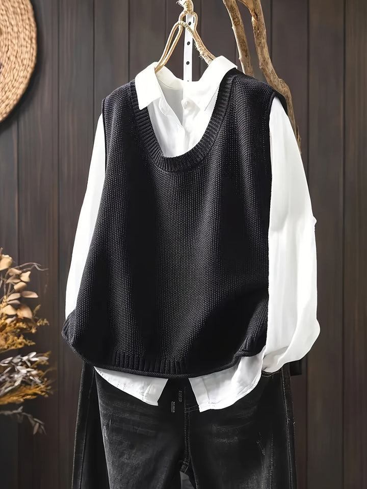 Piper | Minimalist Knit Vest