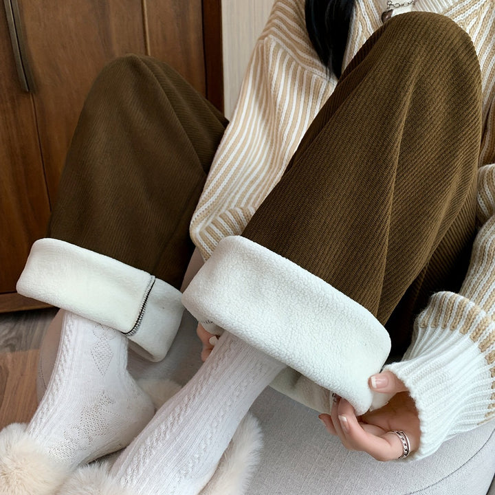 Ruth Cozy Wide-Leg Lounge Pants - Elena Harper