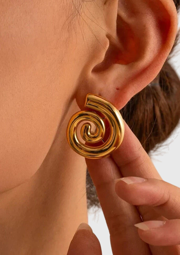 Astrid Earrings, view 3 - Elena Harper