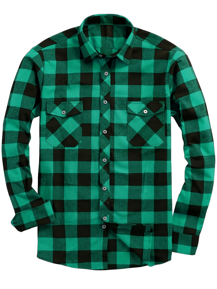 LAURENT MONACO | CHECKED SHIRT WITH BUTTONS FOR MEN