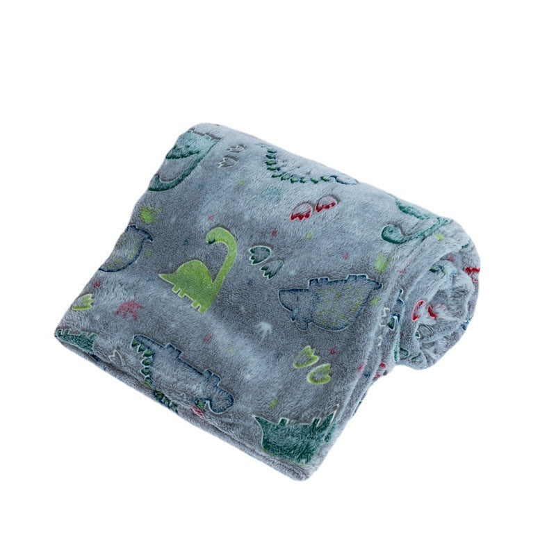 Children's Flannel Dinosaur Blanket