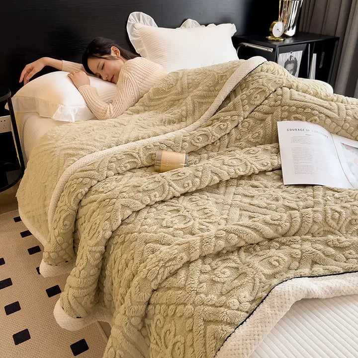 Luxurious Winter Quilted Blanket