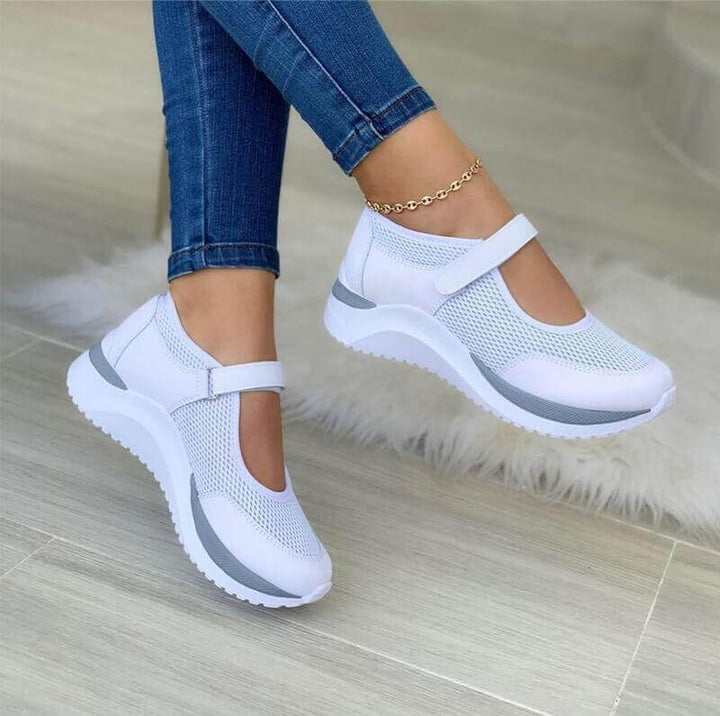 Lightweight Breathable All-Season Trainers, view 3 - Elena Harper
