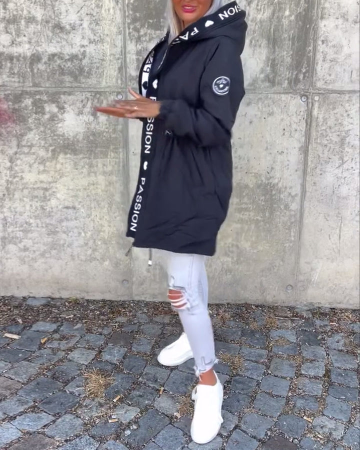 Alexa™ - Casual Coat with Hood