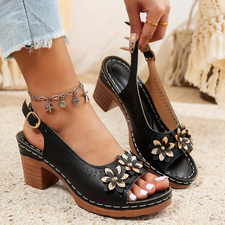 Maya Fashionable Sandals for Summer, view 2 - Elena Harper