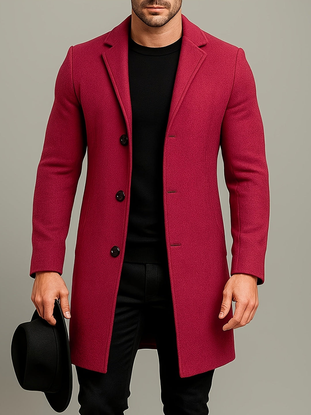 LAURENT MONACO | REVERSIBLE JACKET WITH BUTTONS FOR MEN