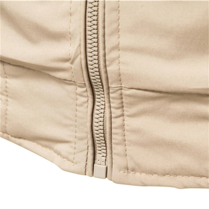 Sebastian | Casual Men's Bomber Jacket with Contrast Rib Details