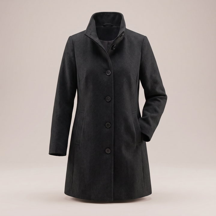 Clara Warmer and Timeless High-Quality Women's Trench Coat, view 8 - Elena Harper