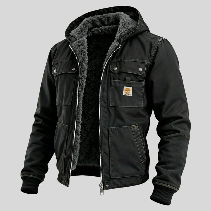 LAURENT MONACO | SHERPA UTILITY JACKET FOR MEN