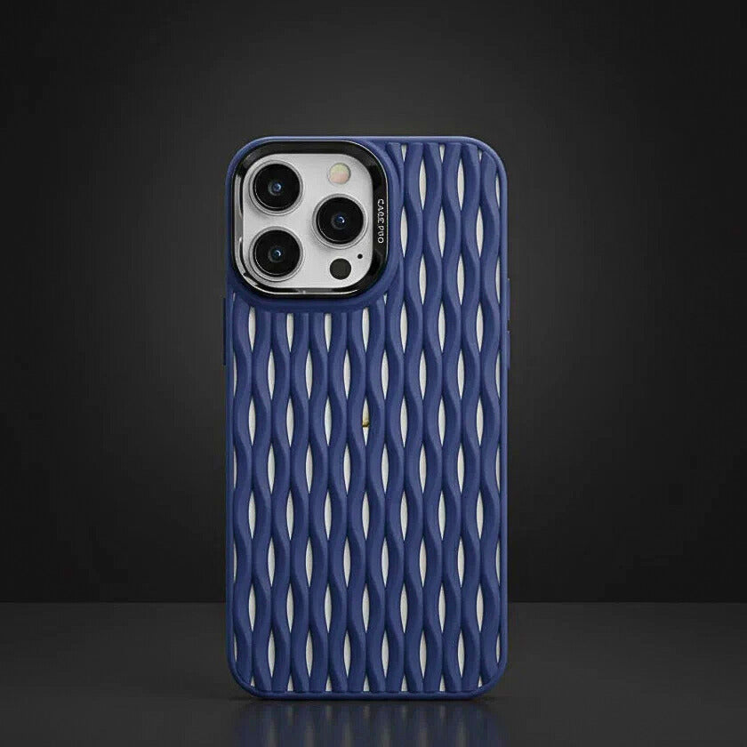 GripGrove Breathable Woven iPhone Case with Cooling Function - Elena Harper