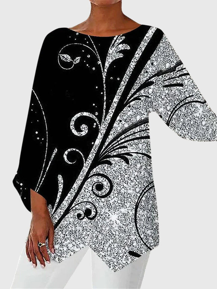 Alayah™  |  Elegant Crew Neck Top
