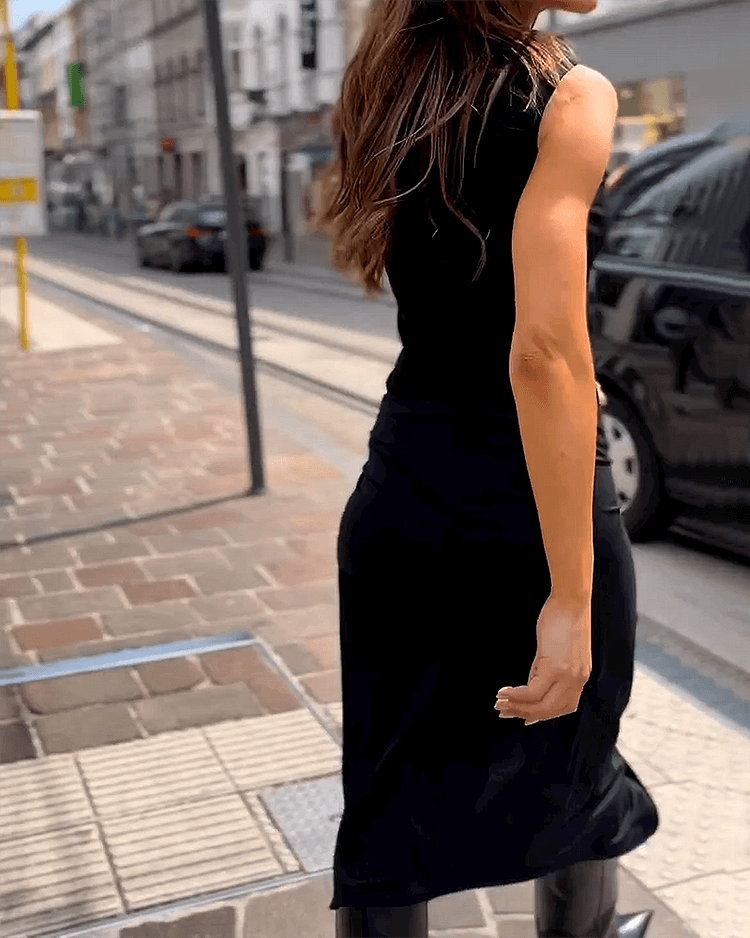 Sleeveless A-Line Summer Dress