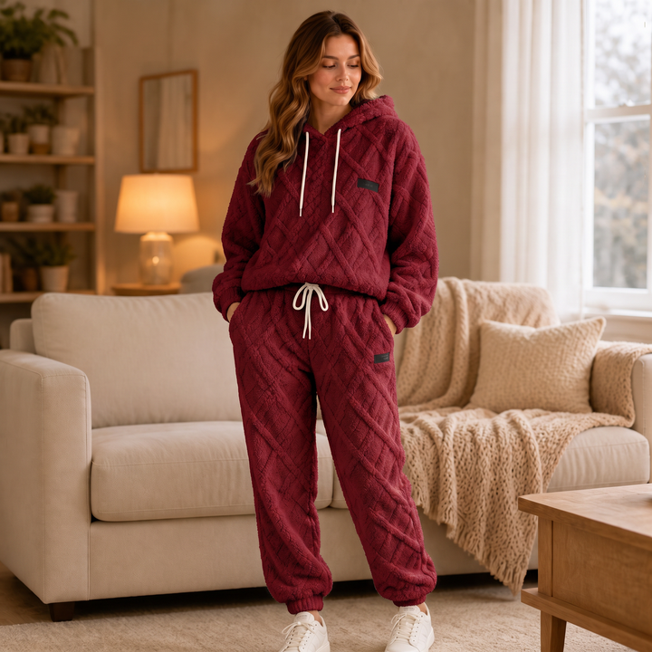 Emilia Cozy and Stylish Lounge Set with 3D Structure, view 3 - Elena Harper