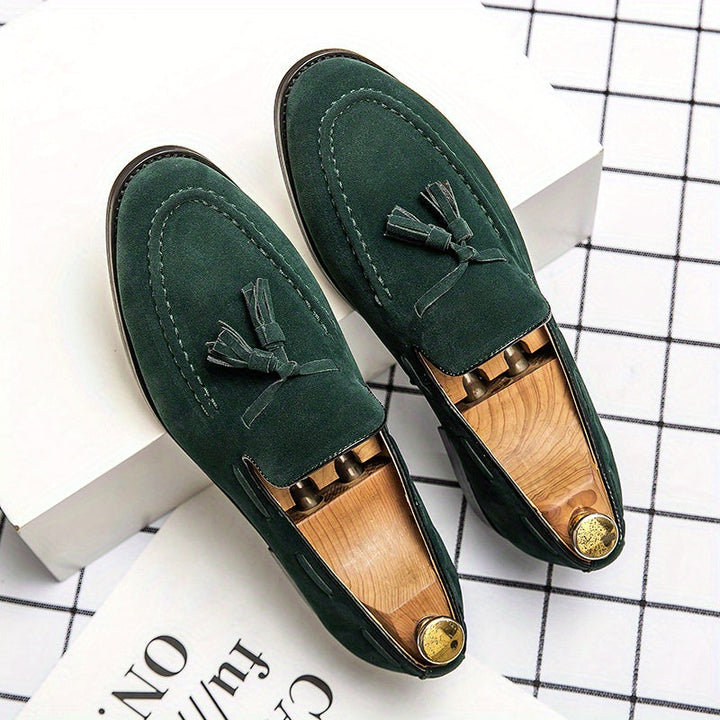 Men's Tassel Loafers Slip-On Dress Shoes