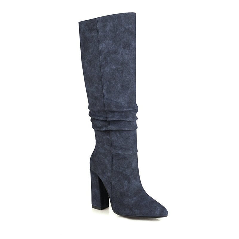 High Boots for Women with Thick Heel - Torhild