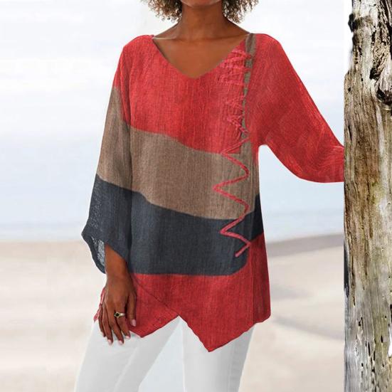 Ella - Comfortable Everyday Long Sleeve Blouse