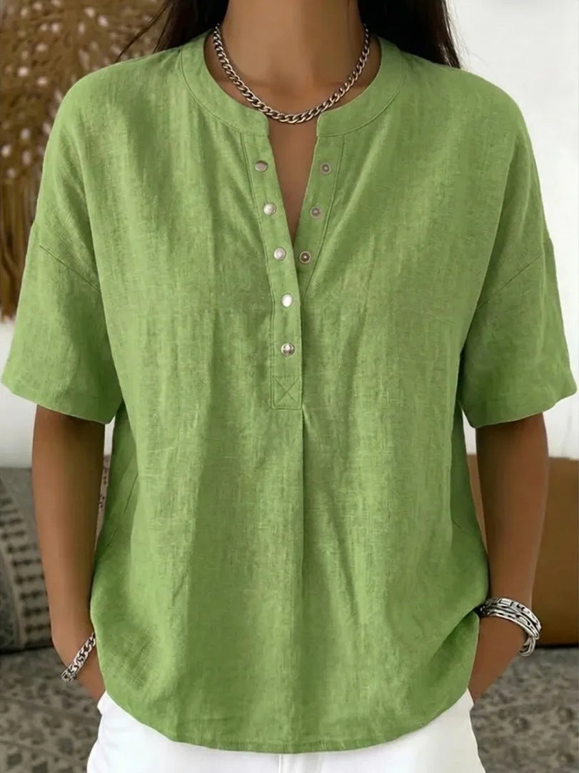 Mies™ | Airy Linen Summer Blouse