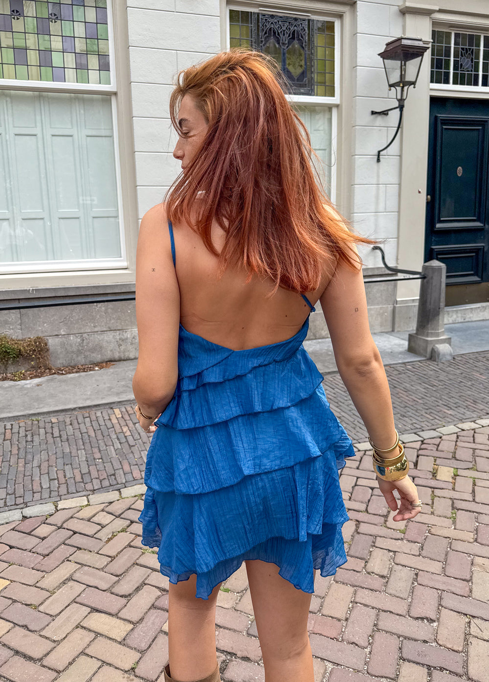 Women's Tailored Dress – Asymmetrical Design, Suitable for Spring and Summer
