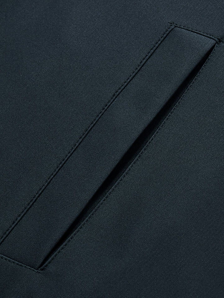 LAURENT MONACO | MEN'S NOTCHED COLLAR ZIP JACKET