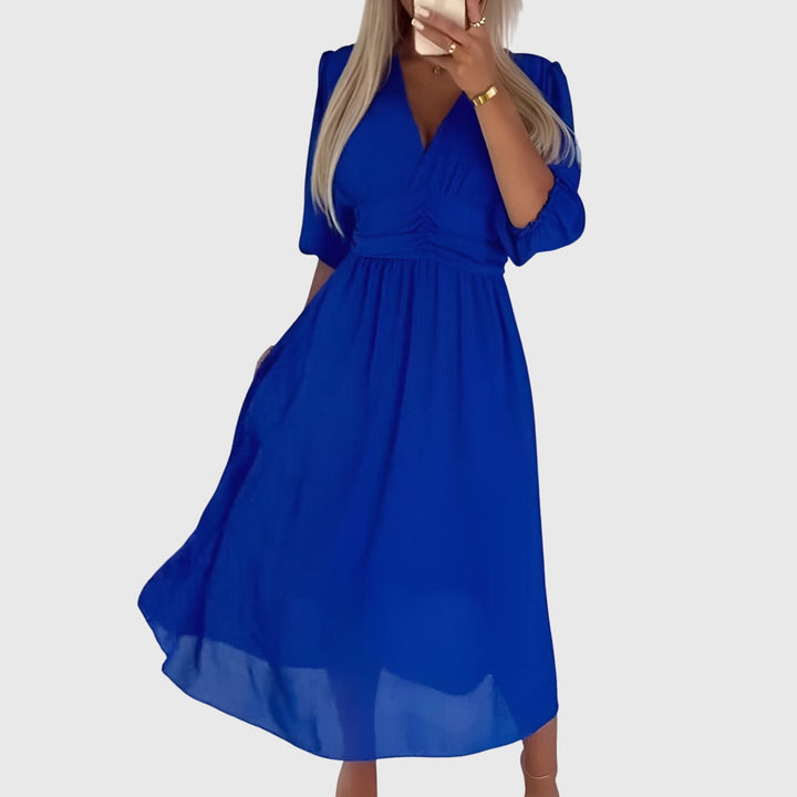 Chloe™  |  Lightweight soft luxurious fabrics Flowing Dress