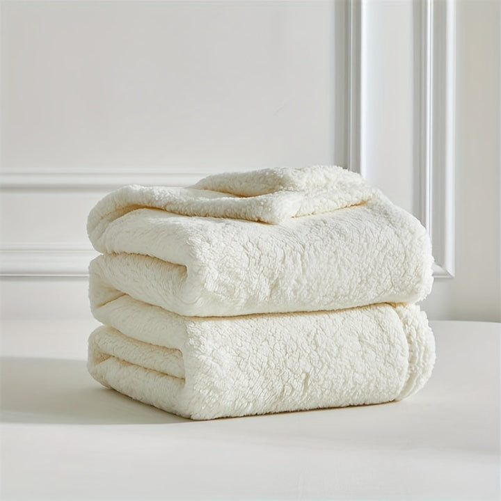 Unisex Ultra Soft Sherpa Fleece Blanket for Warmth & Comfort