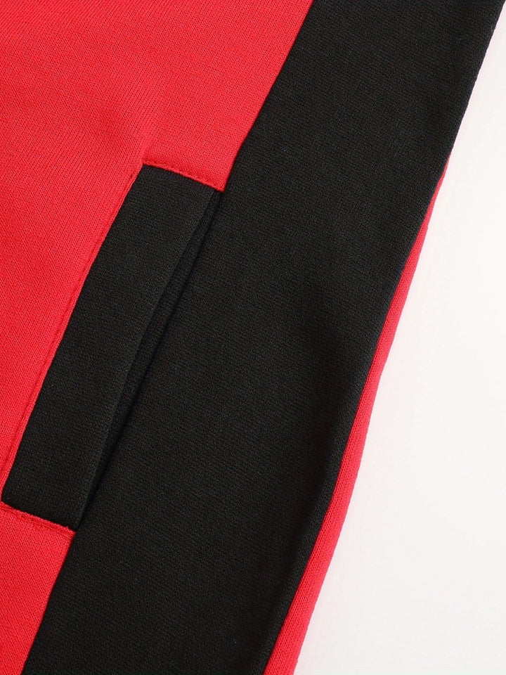 Bryce Color Block Zip-Up Hooded Jacket, view 7 - Elena Harper