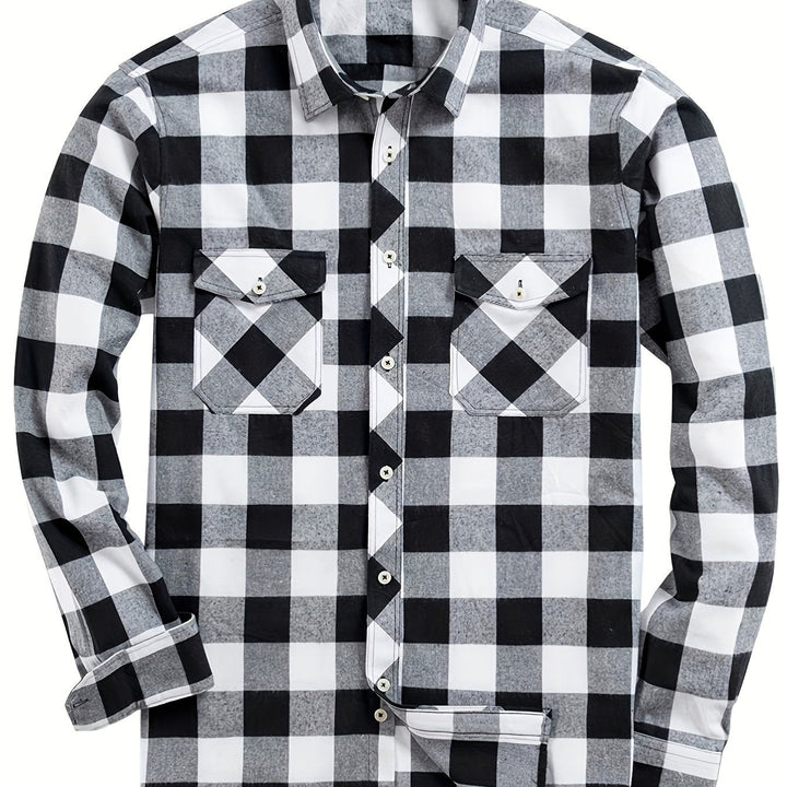 LAURENT MONACO | CHECKED SHIRT WITH BUTTONS FOR MEN