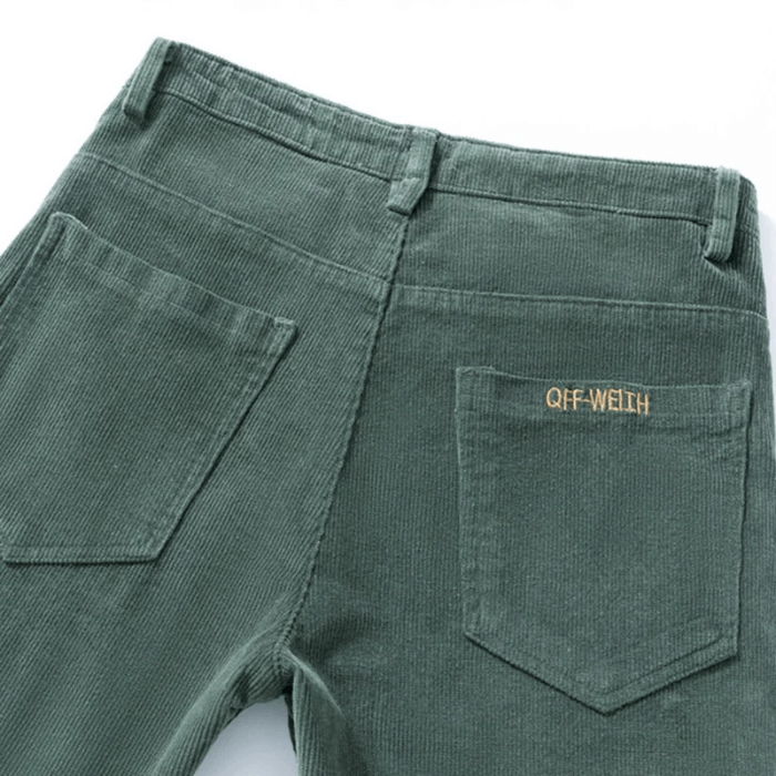 Men's Fleece Corduroy Winter Pants