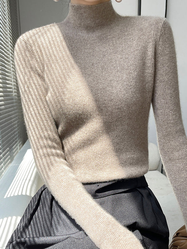 Adriana Soft Knit Turtleneck Sweater - Elena Harper