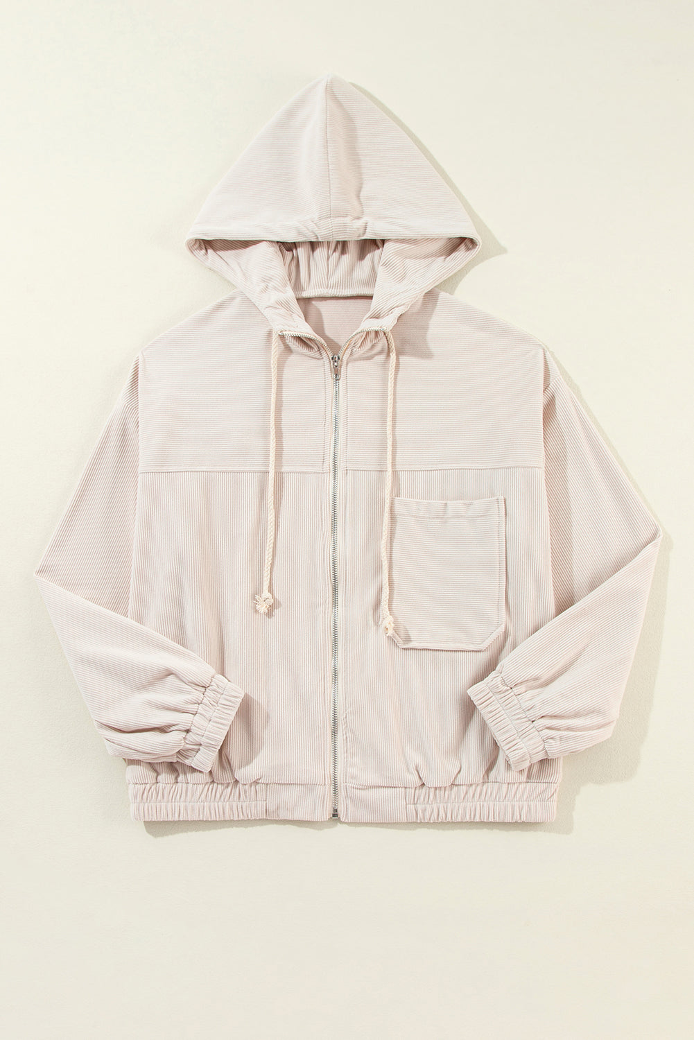 Fiona – Casual Corduroy Jacket with Hood for a Relaxed Style