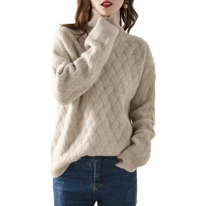 Mandy | Soft and Luxurious Cashmere Turtleneck Sweater