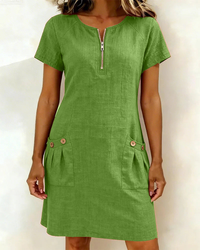 Lina Dress™ — Natural Elegance for Every Day