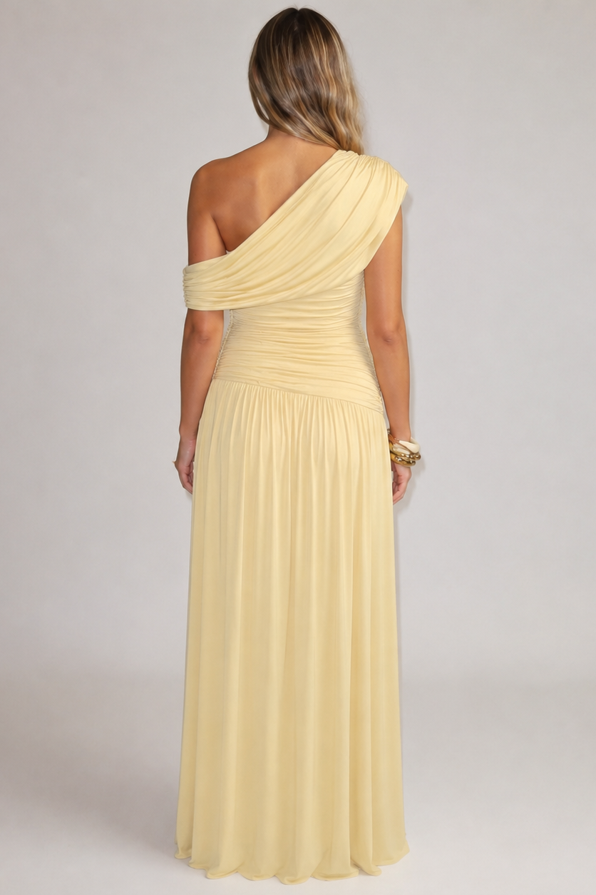 Asymmetric Elegant Maternity Maxi Dress Wedding Guest Occasion