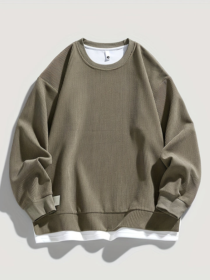 Auden | Layered Crewneck Sweatshirt
