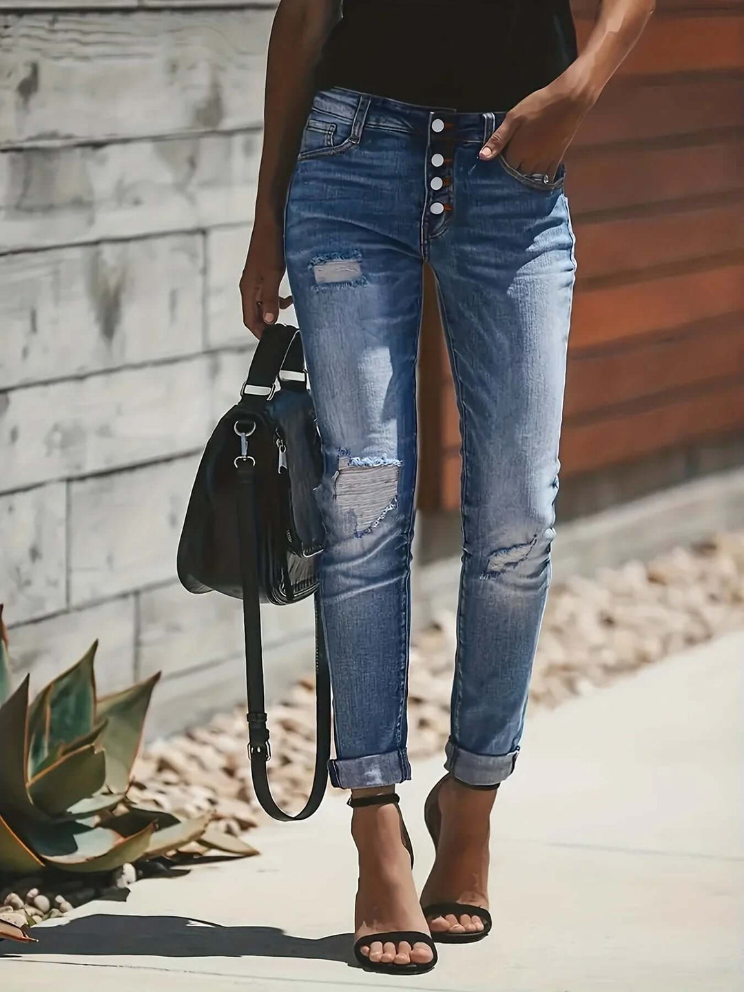 Women's Relaxed Fit Stretch Jeans