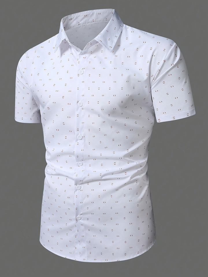Tropical Print Shirt for Men - Elena Harper