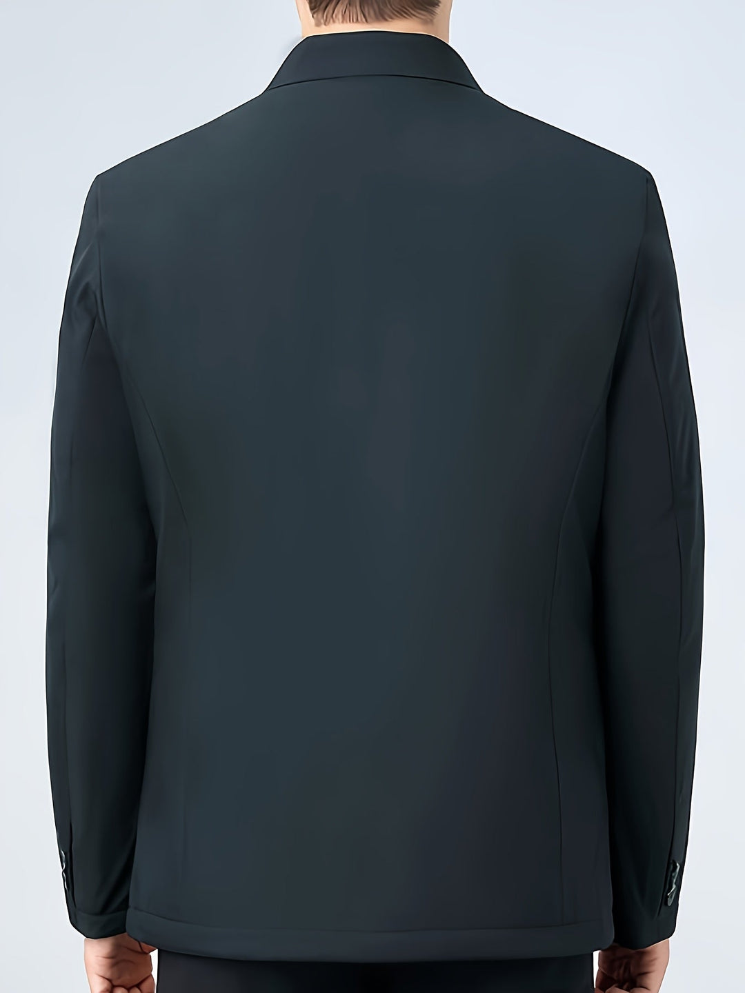 LAURENT MONACO | MEN'S NOTCHED COLLAR ZIP JACKET
