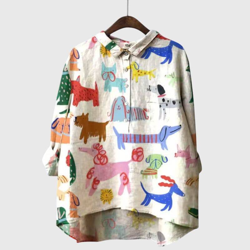 Elegant Emma & Rose Cape Town Elva™ blouse with delicate fabric and stylish design, perfect for sophisticated casual wear.