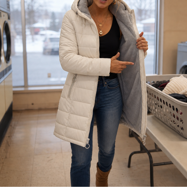 Stella | Warm and Stylish Women's Puffer Jacket with Hood