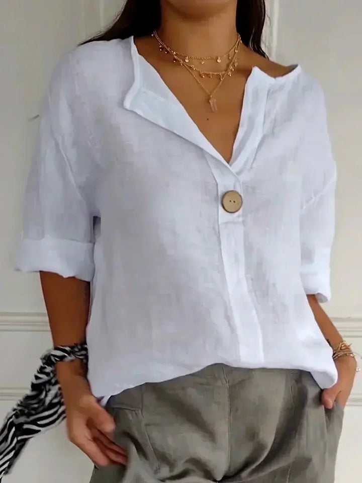 Angela™ | Legere V-Neck Blouse