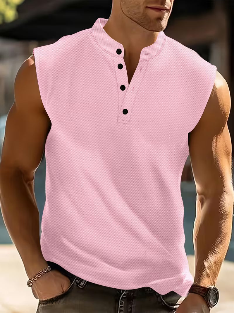Men's Lightweight Breathable Sleeveless T-Shirt