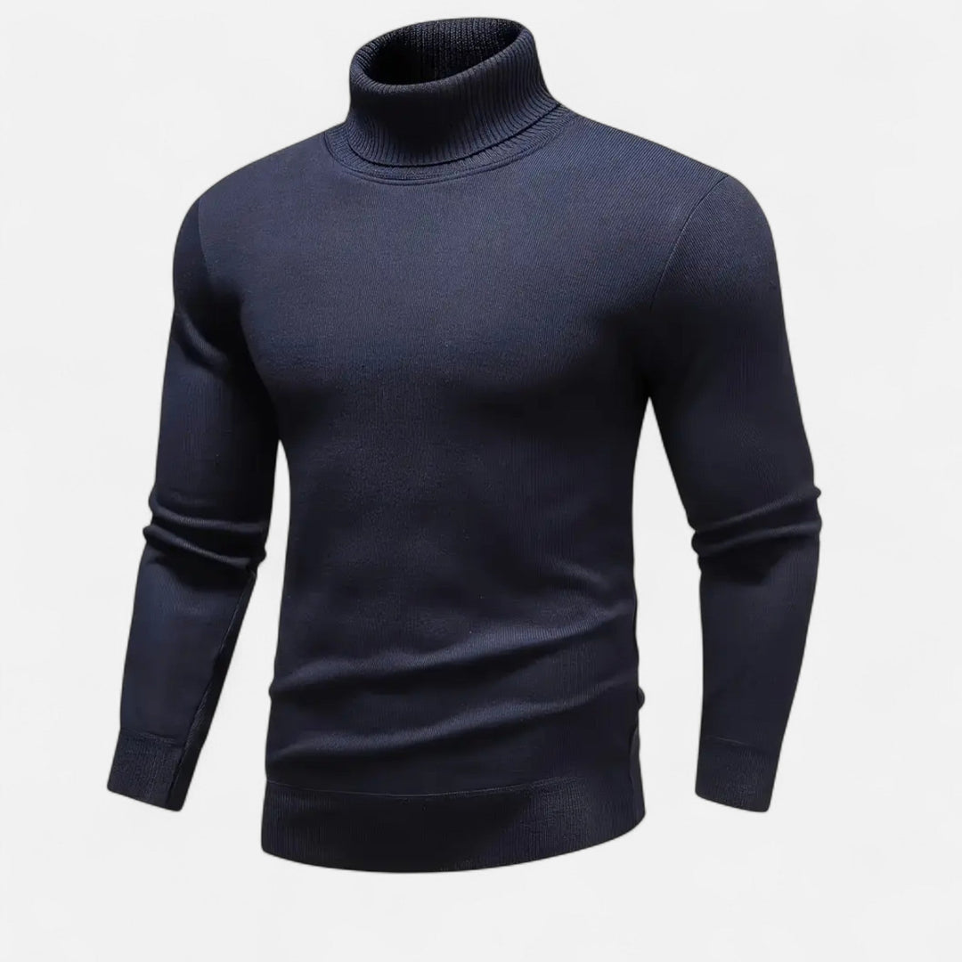 Men's High-Neck Sweater for Effortless Winter Style & Comfort